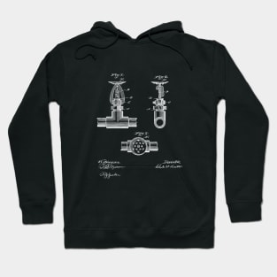 Automatic Fire Sprinkler Vintage Funny Novelty Patent Drawing Hoodie
